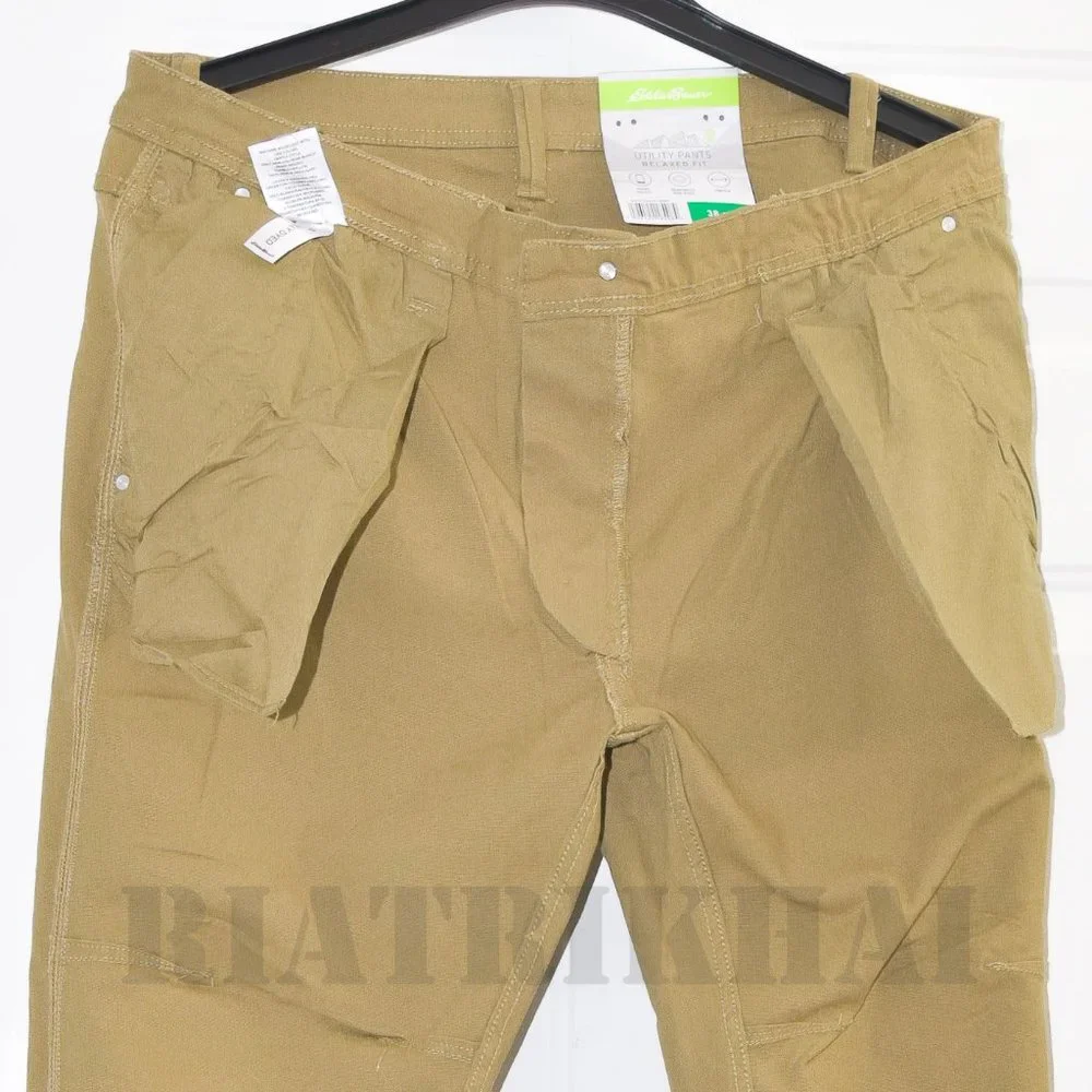 TAN NWT Men Utility Pant  Eddie Bauer Men’s Relaxed Fit Straight Leg - Picture 11 of 12